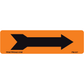 PM-237 Orange/White Arrow Label