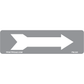 PM-245 Grey/White Arrow Label