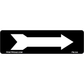 PM-244 Black/White Arrow Label