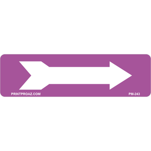 PM-243 Purple/Black Arrow Label