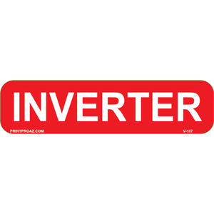 4x1 INVERTER, Vinyl Decal, V-107
