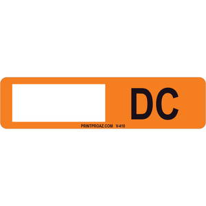 4x1 Solar Write-in Label, Vinyl Decal, V-410