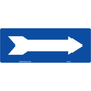 PM-241 Blue/White Arrow Label