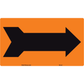 PM-237 Orange/White Arrow Label