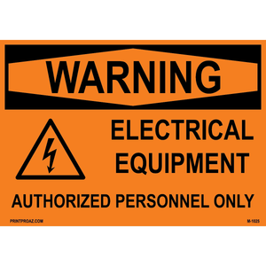 Aluminum Solar Warning Sign Label M-1023-1028