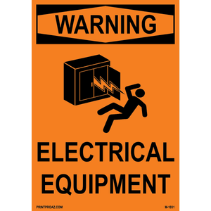 Aluminum Solar Warning Sign Label M-1029-1034