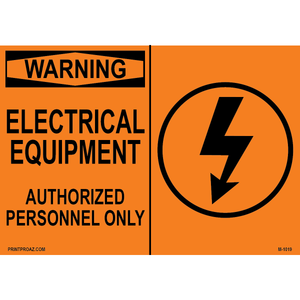 Aluminum Solar Warning Sign Label M-1017-1022