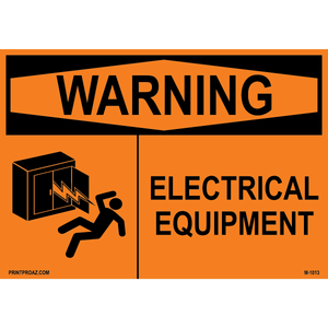 Aluminum Solar Warning Sign Label M-1011-1016