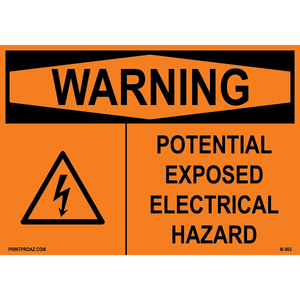 Aluminum Solar Warning Sign Label M-963-968