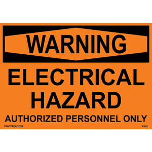 Aluminum Solar Warning Sign Label M-951-956