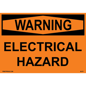 Aluminum Solar Warning Sign Label M-969-974