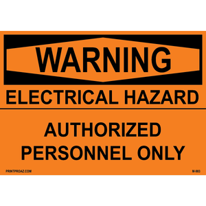 Aluminum Solar Warning Sign Label M-981-986