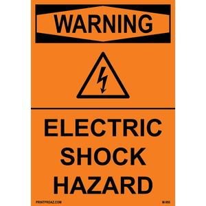 Aluminum Solar Warning Sign Label M-993-998