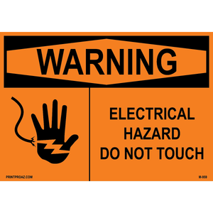 Aluminum Solar Warning Sign Label M-957-962