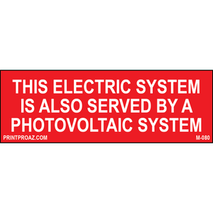 1.375X4 Aluminum Photovoltaic System M-080