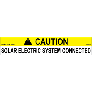 1.125X5.75 Aluminum Solar Electric System Connected M-034
