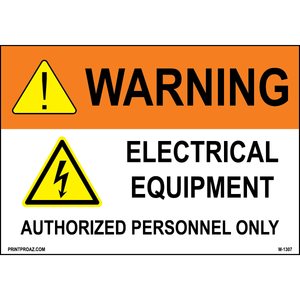 Aluminum Solar Warning Sign Label M-1305-1310