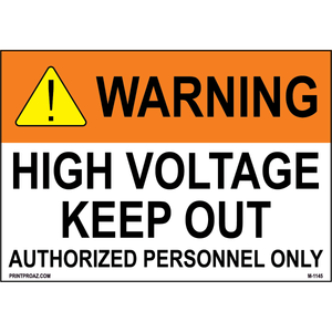 Aluminum Solar Warning Sign Label M-1143-1148