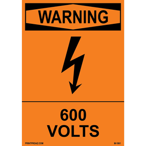 Aluminum Solar Warning Sign Label M-1059-1064