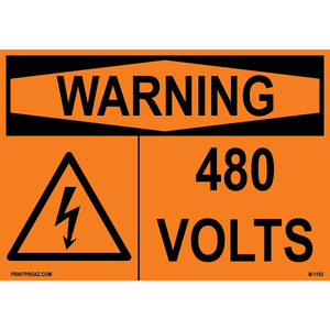 Aluminum Solar Warning Sign Label M-1101-1106