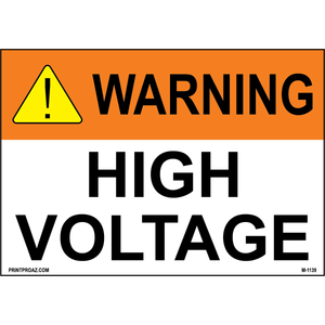 Aluminum Solar Warning Sign Label M-1137-1142