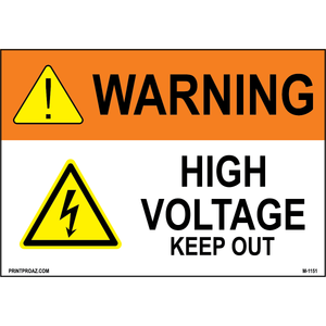 Aluminum Solar Warning Sign Label M-1149-1154