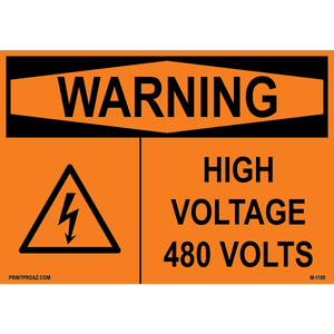 Aluminum Solar Warning Sign Label M-1107-1112