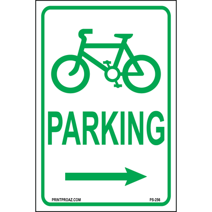 Bicycle Parking Sign, Aluminum, PS-256
