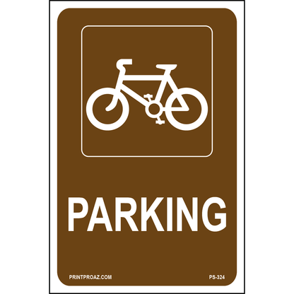 Bicycle Parking Sign, Aluminum, PS-324