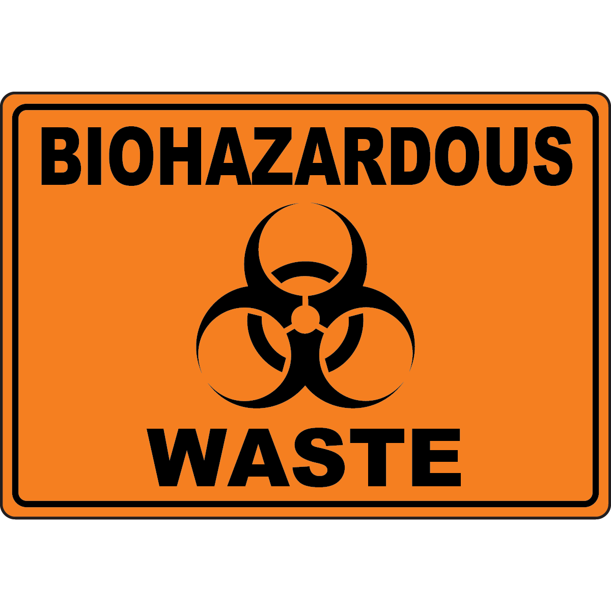 Biohazardous Waste Sign, Biohazard Symbol