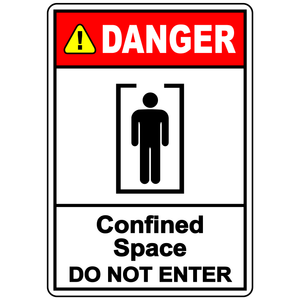 Danger Confined Space Do Not Enter