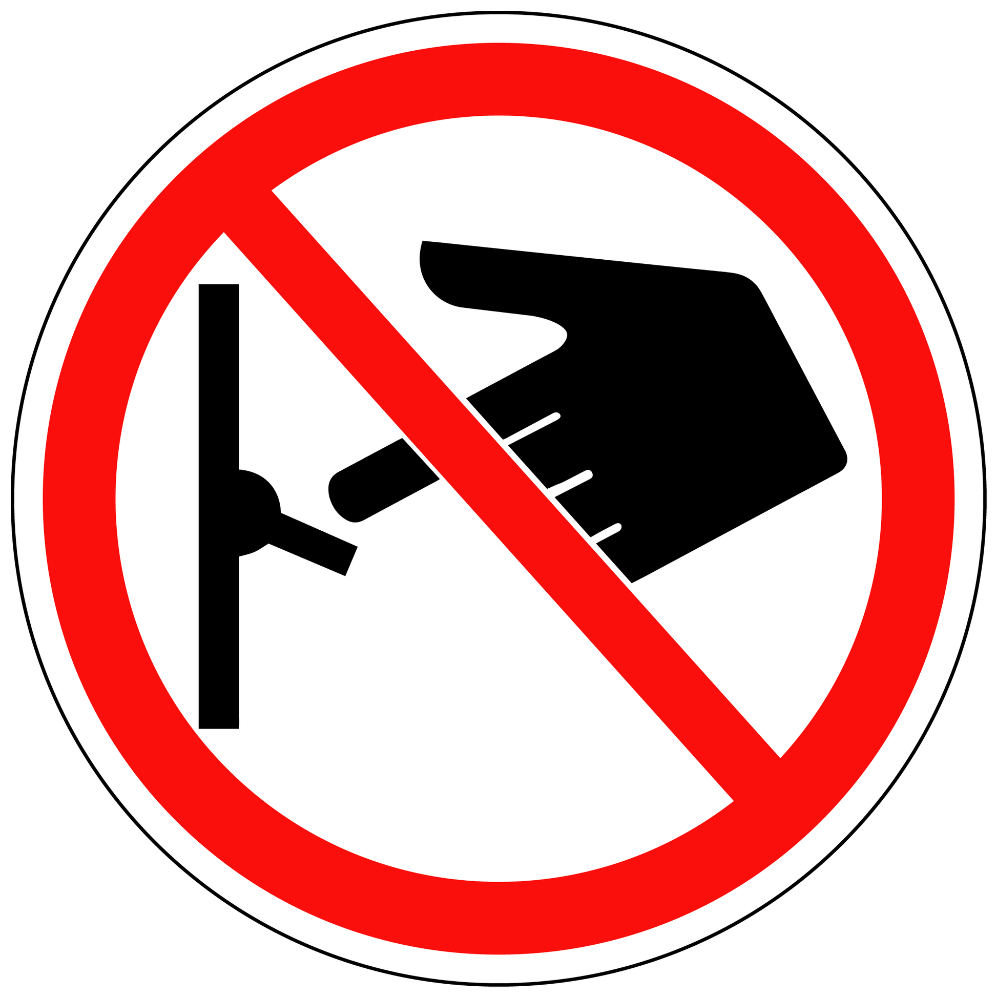 Do not switch on electrical polyester safety label