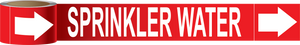 Sprinkler Water Label on a Roll, F-179
