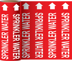 Sprinkler Water Pipe Marker on a Roll, F-182