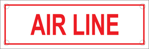 Air Line Sign, Aluminum, F-202