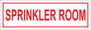 Sprinkler Room Sign, Aluminum, F-233