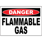 Danger Flammable Gas Sign