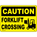 Caution Forklift Crossing