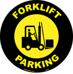 Forklift parking anti-slip floor safety sign for warehouse