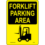 Forklift Parking Area Sign