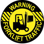Warning forklift traffic anti-slip floor safety sign