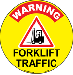 Warning forklift traffic anti-slip floor safety sign