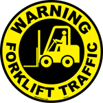 Warning forklift traffic anti-slip floor safety sign