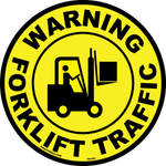 Warning forklift traffic anti-slip floor safety sign
