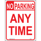 No Parking Any Time, Aluminum, PS-027