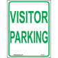 Visitor Parking, Aluminum, PS-117