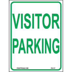 Visitor Parking, Aluminum, PS-117