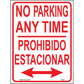 No Parking (Prohibido Estacionar), Aluminum, PS-026