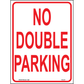 No Double Parking, Aluminum, PS-017