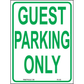 Guest Parking Only, Aluminum, PS-105